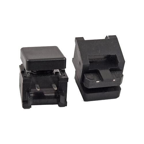 12 x 12mm x 9mm Square Cap Right Angle Momentary Tactile Pushbutton Switch