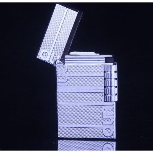 Letter Pattern Loud Side Ignition Wheel Open Flame Metal Lighter Regalos Para Hombre Originales Briquets Et Accessoires Fumeurs