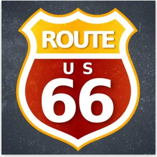 Route US 66 Sticker Plane Extreme