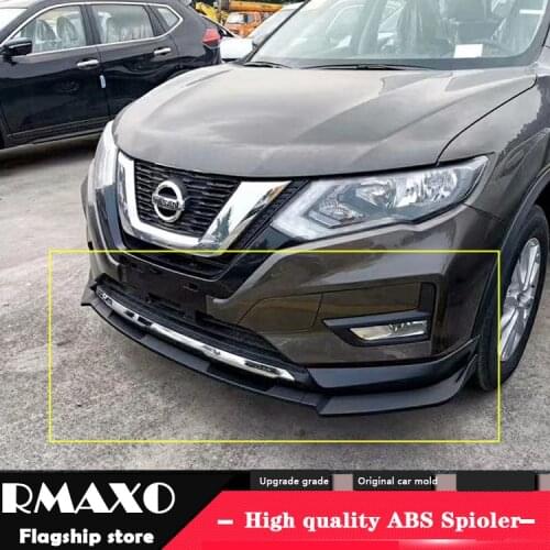 For Nissan X-Trail Body kit spoiler 2014-2019 For X-Trail ABS Rear lip rear spoiler front Bumper Diffuser Bumpers Protector