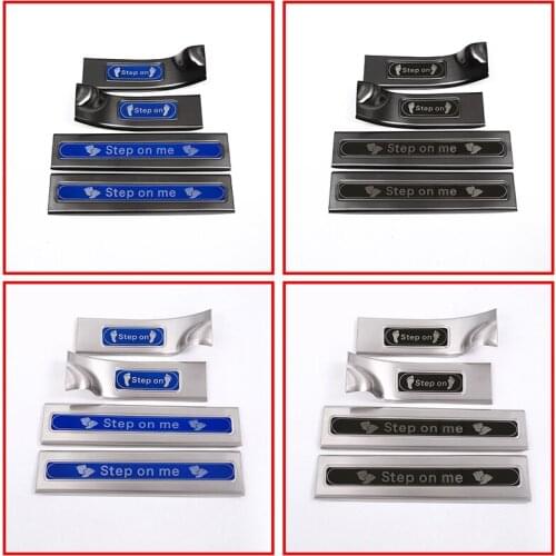 For Land Rover Discovery 5 2017-2020 Car Stainless Steel Inner Inside Door Sill Scuff Threshold Protector Plate Trim Accessories