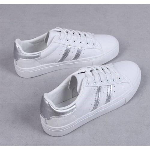 Women Casual Shoes Female Casual Women Sneakers Flats Girl Breathble Vulcanized Shoes Lace Up White Shoes Zapatos De Mujer