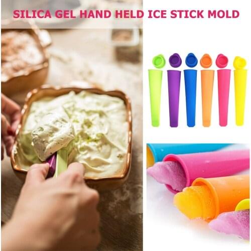 1pc Cells DIY Popsicle Molds Ice Cream Makers Homemade Frozen Ice-lolly Moulds Tray Eco-Friendly Reusable Summer Kitchen Tools