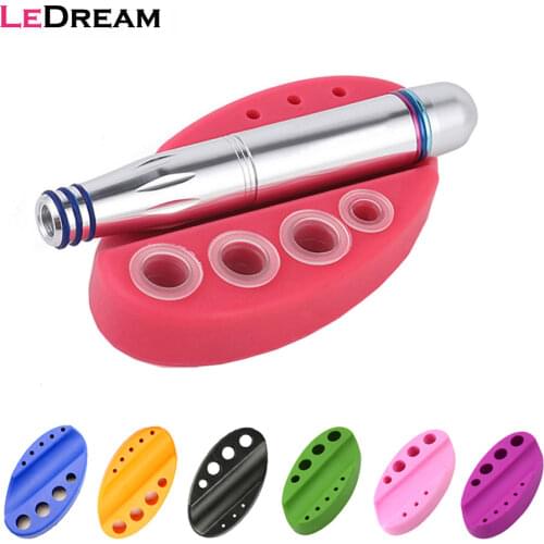 1PC Oval Silicone Cover Standing Rack Tattoo Ink Cup Pigment Cup Tattoo Machine Pen Stand Holder For Tattoo Machine Accessories