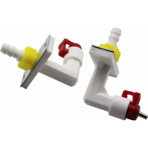 20 Pcs Small Pet Rabbit Guinea Pig Hamster Pipe Diameter 8mm Plastic Water Fountain Drinking Feeder