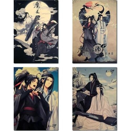 5D DIY Diamond Painting Mo Dao Zu Shi Wall Painting Anime Cross Stitch Kit Full Drill Diamond Embroidery Rhinestones Home Decor