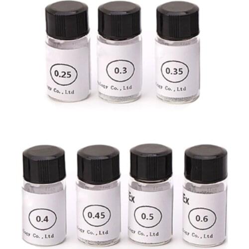 7 Bottles*12.5K BGA Reballing Soldering Balls Lead Solder Ball Set For BGA Rework Repair Tools Reballing Stencil Welding Tools