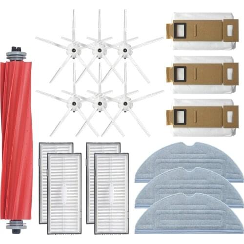Accessories Main Side Brush Mops Cloths HEPA Filters for Xiaomi Roborock S7 T7 T7Plus Cleaner Parts