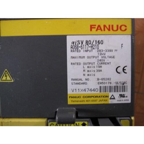 USED 100% TESTED ORIGINAL FANUC SERVO AMPLIFIER A06B-6117-H210