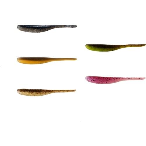 BassLegend- Salted Fishing Freshwater Silicone Soft Swimbait Shad Bass Pike Trout Lure 70mm/ 2g 10 pcs