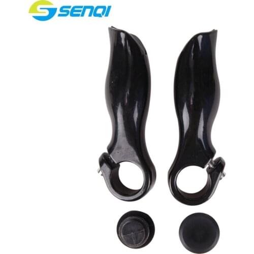 Black Colour Streamline Pattern Bicycle Rest Handlebars 22.2mm*10cm Bike Small Auxiliary Handlebar SCS002