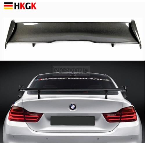For BMW 2 Series F22 coupe M2 M3 M4 F87 spoiler 2013--2019 year real glossy carbon fiber rear wing MP style Accessories body kit