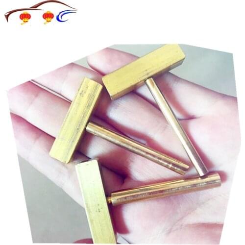 Hot Iron Welding Copper T Tip Shape Heater with Press Rubber Car Pixel Ribbon Flat Cable Repair LCD Display 30W 40W 60W