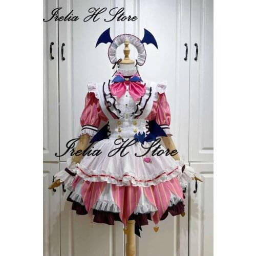 Irelia H Store Morikubo Nono Cosplay Costume Dress female Halloween Devil Costume high quality Custom made/size