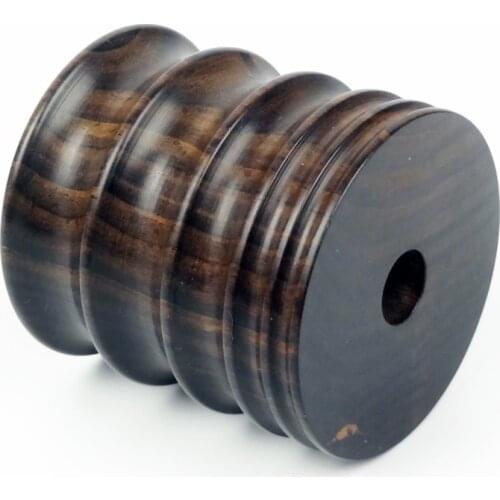 BateRpak Sandalwood grinder 5 mills(4/6/10/13/15mm) Ebony Wood burnisher,leather side polish wood wheel