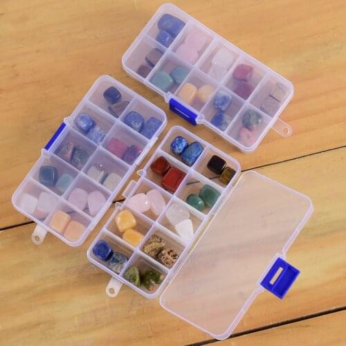 20 pcs/box Chakra Natural Tumbled Stone Crystal Gemstone Rock Mineral Polish Healing Mascot Stone for home decorating feng shui