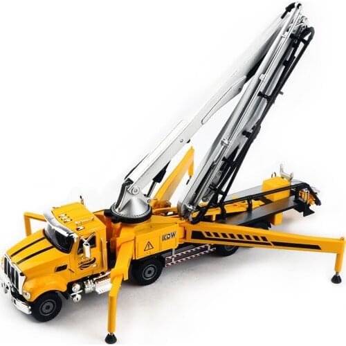 Simulation boy engineering vehicle toy concrete pump truck alloy car model children toy car simulation W104