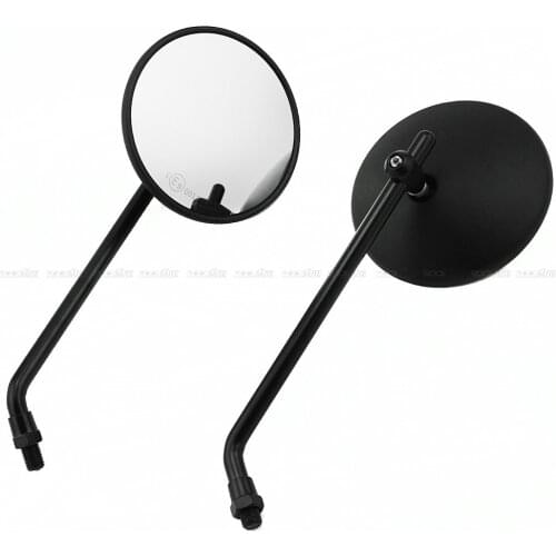 Motorcycle 8mm 10mm Mirror E-Bike Rearview Mirrors Electrombile Round Mirror For Yamaha vino fino 125 BWS 100 125 R125