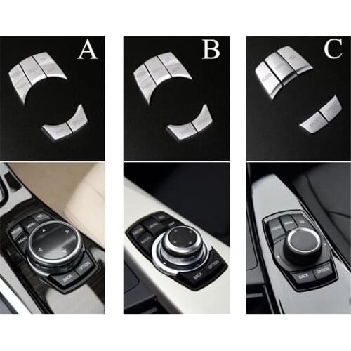 Touch iDrive Multi Media Knob Trim Cover Key Switch For BMW 1 2 3 4 5 6 7 Series X1 X3 X4 X5 X6 F20 F21 F22 F23 F30 F31 F32 F33