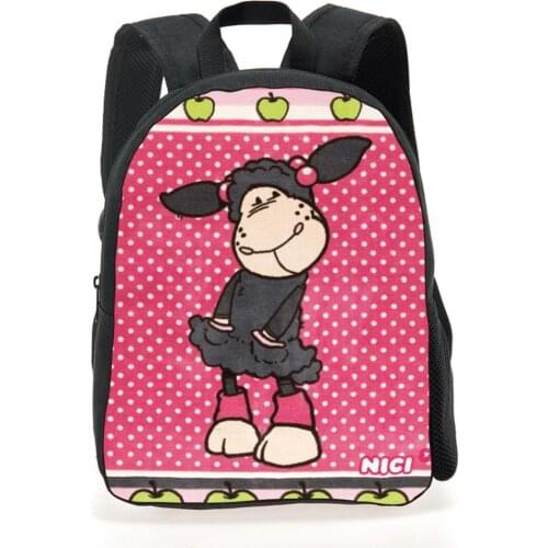 2017 new nici printed school bag for boys,cute nici baby bag for school, girl school bags kids book bags for mochilas infantis