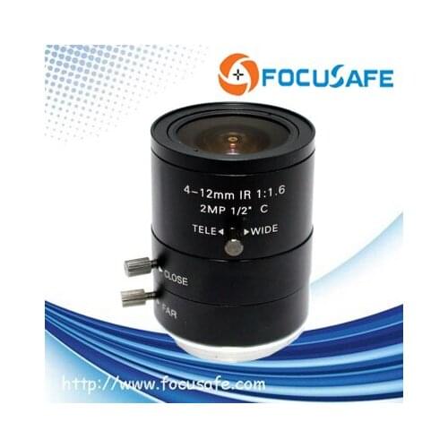 Focusafe Megapixel Manual Iris Lens 3-8mm 1/3" CS Mount CCTV Lens for CCTV Security Camera