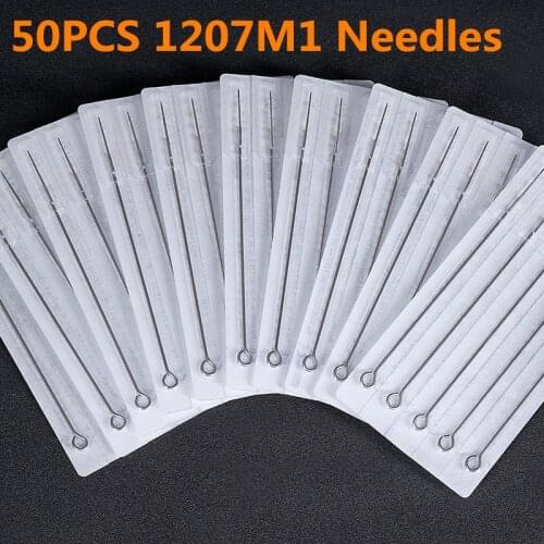 50Pcs Disposable Sterilized Tattoo Needles Shader Tattoo Machine Needle 7M1 in stock