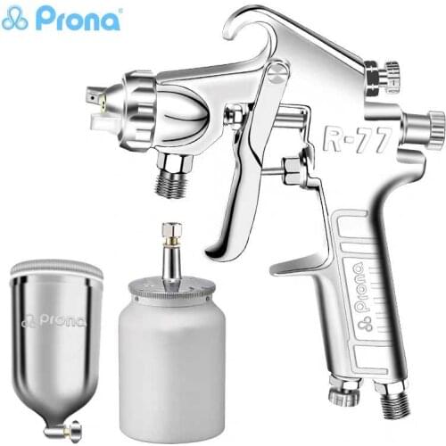 Taiwan prona pneumatic spray gun tool R77 high atomization large-caliber paint manual spray gun 3.0mm