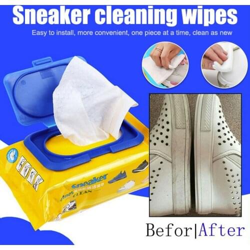 Travel Portable Disposable Sneakers Cleaning Wet Wipes White Artifacts Shoes Quick Easy AUG889