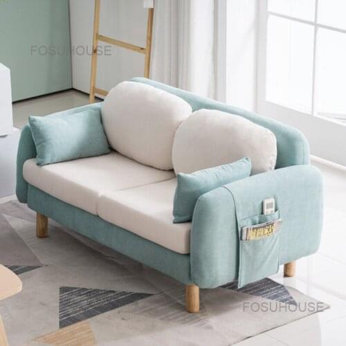 European-style Fabric Living Room Sofa Leisure Lazy Sofa Armchair Home Living Room Furniture Creative Balcony Single Sofa Luxury