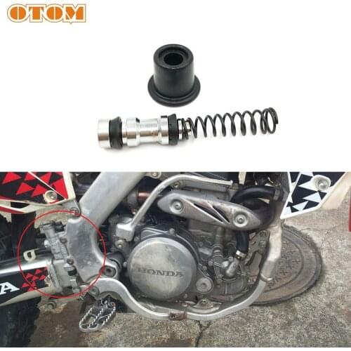 OTOM Motorcycle Scooter Brake Pump Front and Rear Master Cylinder Piston Oil Seal Leather Bowl Repair Kit For HONDA CRF250R 250X