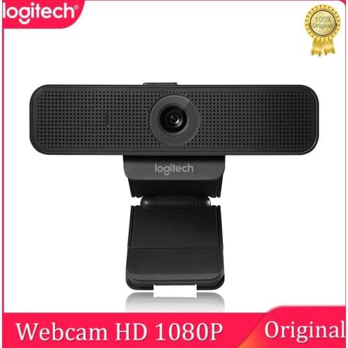 Logitech C925e Webcam with Autofocus HD Video and Built-In Stereo Microphones Professional Wide Angle Commercial Cam