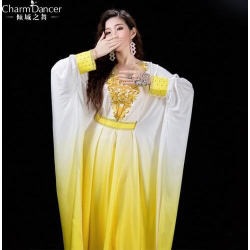 2020 woman belly dance performance clothing Khaleegy robe performance dance clothes YC061