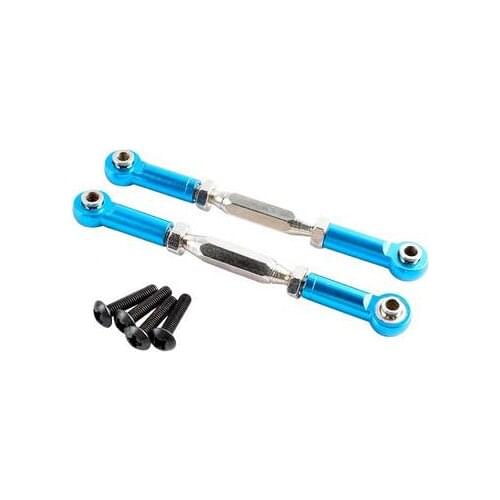 2pcs Aluminum Rear Upper Steering Linkage Rod For RC E10 1:10 Electric Himoto E10MT E10MTL Bowie Truck Parts 33606