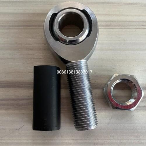 2PCS MXMR16 XMR-M16 XML-M16 Male Rod Ends 16 x M16x2.0 Chromoly Steel Heim Joints Right Hand MXM16 Rose Joint Bearings