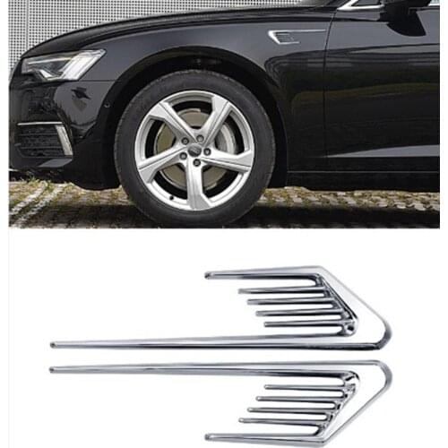 BBQ@FUKA 2X Air Flow Fender Side Car Intake Vent Cover Decoration Sticker Universal Fit For Octavia Yeti Superb Chevy Encore ect