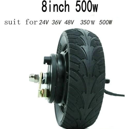 8inch 200 * 60 wide tire motor 8-wire brushless Hall motor mute widening motor electric scooter motor