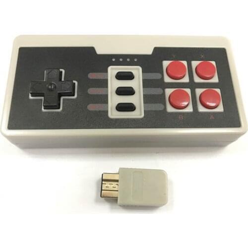 Wireless USB Plug for Nintendo for NES Mini Four Buttons Wireless Game Controller joystick Gamepad With Wireless Receiver