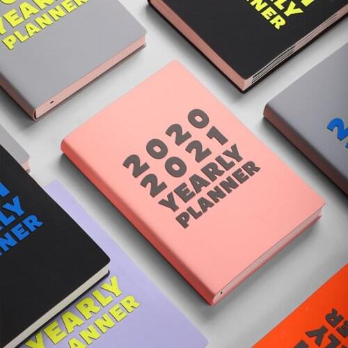 Kawaii Agenda 2021 Planner Diary Notebook and Journal Weekly Note Book Travel Notepad School Office Plan Handbook Stationery