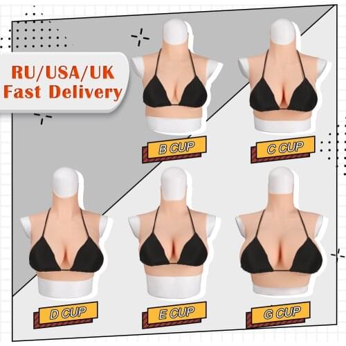 CYOMI BCDEG CUP Lifelike Soft Silicone Breast Forms enhancers Mastectomy Boob Prosthesis Fit for Crossdressers drag queen 4G