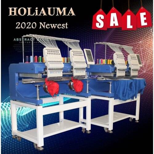 Good Quality 2 Head 15 colors same with Tajima Quality Computerized Embroidery Machine Price