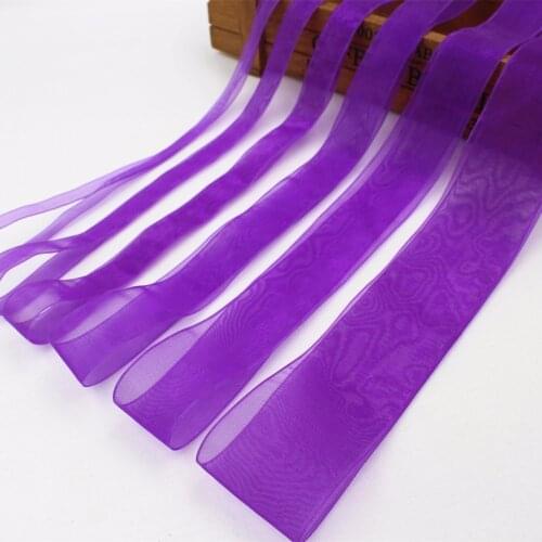 Hs034 ,free shipping 10 Yards solid color net organza ribbon Wedding Party Decoration Craft Decorations , DIY Handmade Materials