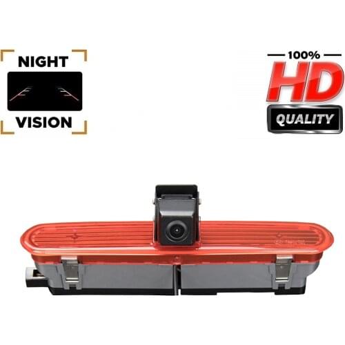 HD 720P Misayaee E9 Brake Light Camera for Fiat Doblo 263 Van (2010-Present) / Opel Combo (2011-2018) Night Vision Rear Camera