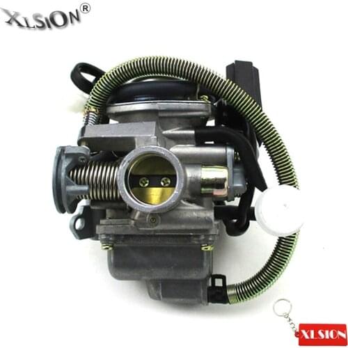 XLSION PD24 Carb Carburetor For GY6 125cc 150cc SunL Roketa Lance Coolster Taotao ATV Go Cart Scooter Motorcycle