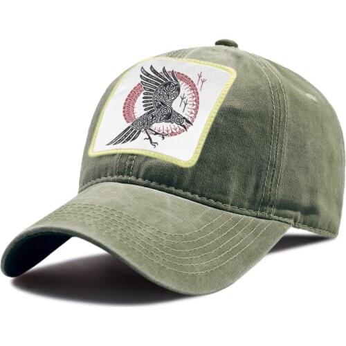Summer Outdoor Snapback Hat Viking Eagle Vintage Printing Baseball Caps Adjustable Sport Riding Hats Cotton Unisex Baseball Cap