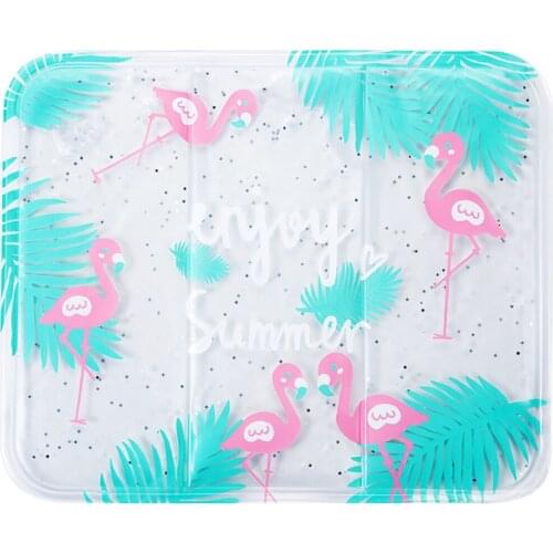 Ins Nordic Summer Cool Cushion Seat Non-slip Cooling Mat Office Printing Cushion Pad for PC Car Office Chair Mat Adult Kid