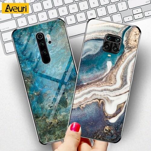 Marble Tempered Glass Phone Case For Xiaomi Mi 9 Lite 8 SE 9T 10T Lite Note 10 Pro Redmi Note 9S 7 8 9 Pro 8T 7A 8A Cover Case