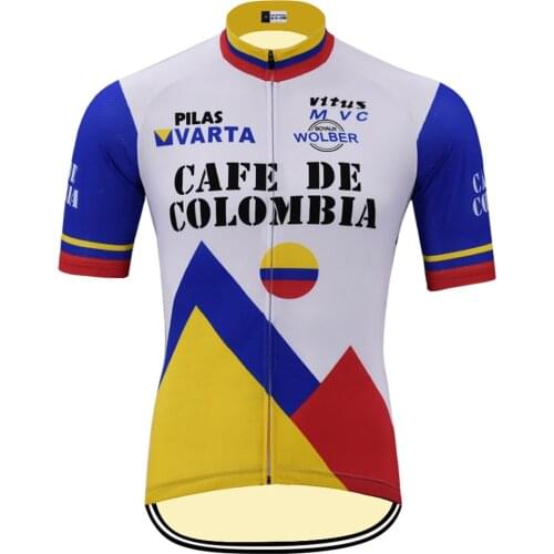 Men retro cycling jersey short sleeve clothing summer triathlon bicycle riding sweater short sleeve