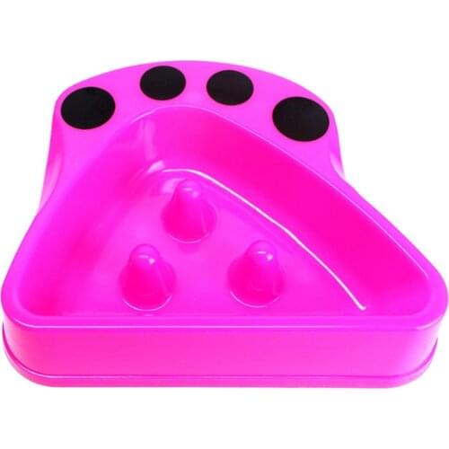 2019 New Winter Dog Slow Eating Training Bowl Puppy Kitten Plastic Food Feeding Bowl Pet Avoid Choke Feeder Pet Dog Bowls