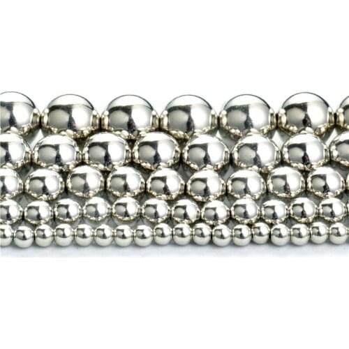 New Arrival 4/6/8/10/12mm Dia. Acrylic CCB Beads Gold/Rhodium/Gunmetal Plated Round Loose Spacer Beads For Jewlery Making