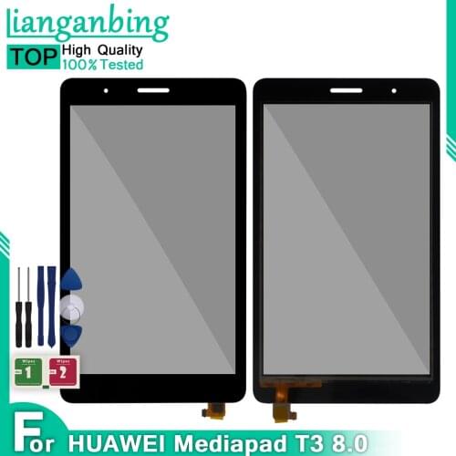 8" Touch For Huawei Mediapad T3-8 T3 8 KOB-L09 KOB-W09 T3 Touch Screen Digitizer Front Glass Replacement For huawei T3 8.0+Tool